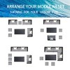 7-Piece Outdoor Rattan Patio Set with Glass Dining Table and Removable Cushions for Balcony or Garden-The Pop Home - 3 of 4