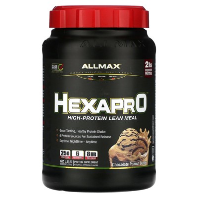 ALLMAX Hexapro™, High-Protein Lean Meal, Chocolate Peanut Butter, 2 lbs (907 g)