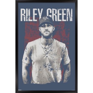Trends International Riley Green - Grunge Framed Wall Poster Prints - 1 of 4