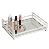 Home Details Flat Wire Large Vanity Tray White : Microfiber, Machine Washable, Non-Slip Backing - image 2 of 4