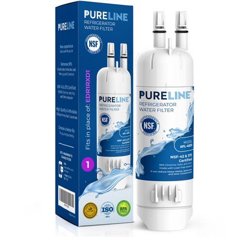 Pureline Filter Compatible with Whirlpool® Everydrop® Filter 1, EDR1RXD1,  W10295370A, P8RFWB2L, Kenmore® 9081 Refrigerator Water Filter