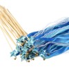 Unique Bargains Bell Ornament Wedding Party Lace Streamer Fairy Wands 24 Pcs - 4 of 4