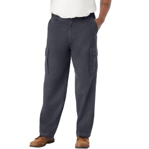 Boulder Creek by KingSize Men's Big & Tall Renegade Side-Elastic Waist Cargo Pants - 1 of 4