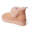 Fireside by Dearfoams Women's Bayswater Genuine Shearling Quilted Platform Bootie - image 2 of 4