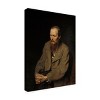 Trademark Fine Art -Vasily Perov 'Portrait Of Fedor Dostoyevsky' Canvas Art - 4 of 4