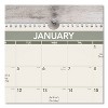 Recycled Wall Calendar, Unruled Blocks, 15 x 12, Sand/Green Sheets, 12-Month (Jan to Dec): 2026 - 3 of 4