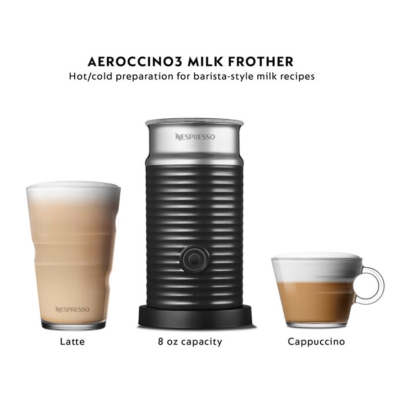 Nespresso Vertuo Pop+ Combination Espresso and Coffee Maker with Milk Frother, 5 of 11