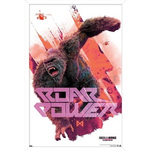 Trends International Godzilla x Kong: The New Empire - Roar Power Framed Wall Poster Prints - 1 of 4
