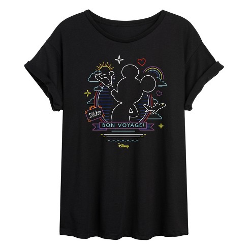 Women's - Disney - Mickey Mouse Oversized Graphic T-Shirt - image 1 of 4