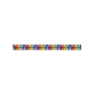 Eureka Crayola Crayons Extra Wide Deco Trim, 37 Feet (Pack of 6) - 1 of 1