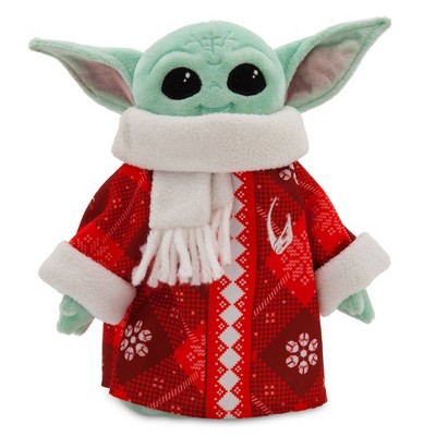 Grogu Holiday Plush in Hover Pram - Star Wars: The Mandalorian - 13"