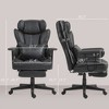 396lbs. Big and Tall Office Chair, Massage Office Chair with Footrest, Lumbar Support & Reclining Function - 3 of 4