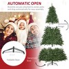 YOOCOZZ  Christmas Decor - 7ft Pre-Lit Full Douglas Fir Artificial Christmas Tree with Realistic Branches, 700 Warm White LED Lights and 2154 Tips - 4 of 4