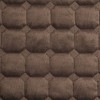 Collections Etc Velvet Non-Slip Quilted Recliner Cover with Side Pockets - 3 of 4