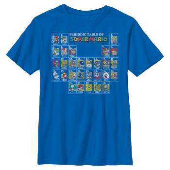 Boy's Nintendo Periodic Table of Super Mario T-Shirt