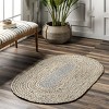 Nuloom Braided Draya Jute Indoor Area Rug - 2 of 4