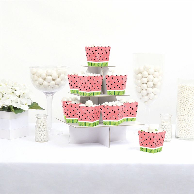 Big Dot of Happiness Sweet Watermelon - Party Mini Favor Boxes - Fruit Party Treat Candy Boxes - Set of 12, 3 of 6