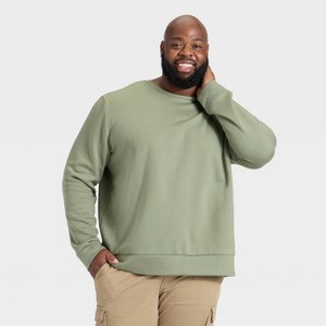 Men's Big & Tall Every Wear Fleece Crewneck Sweatshirt - Goodfellow & Co™ - 1 of 3