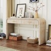 Dexmalle Unique Design Console Table with Two Drawers for Living Room - 2 of 4