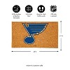 EvergreenNHLSt. Louis Blues Logo Natural Coir 28 x 16 Inches Indoor Outdoor Doormat - 3 of 4