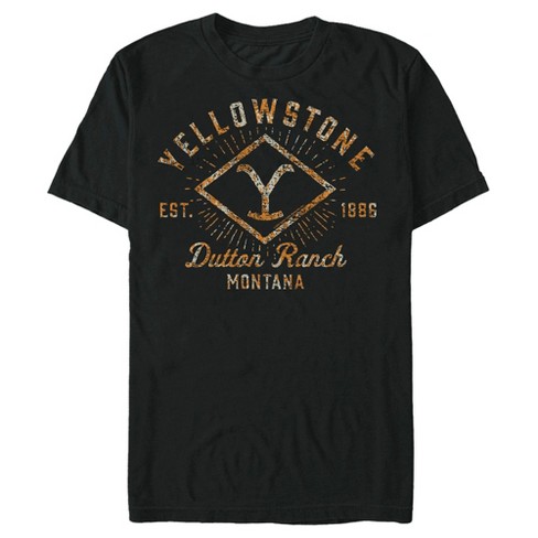 Yellowstone Dutton Ranch Red Bull Logo Crew Neck Long Sleeve Men's White Tee-xxl  : Target