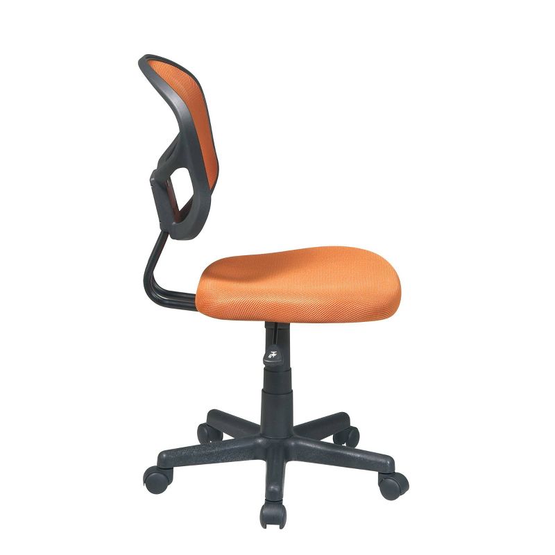 Mesh Task Chair Orange - OSP Home Furnishings, 4 of 7