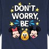 Boys' - Disney - Don't Worry Be Emojis Long Sleeve Graphic T-Shirt - 2 of 4