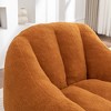NicBex 37.4" Classic Faux Fur Bean Bag Chair, Comfy Ergonomic Lazy Sofa Chair for Dorm, Living Room, Yellow - 4 of 4