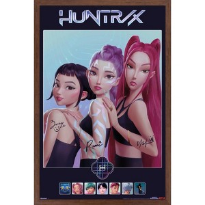 Trends International Netflix KPop Demon Hunters (2025) - Huntrix Comeback Group Framed Wall Poster Prints - 1 of 4