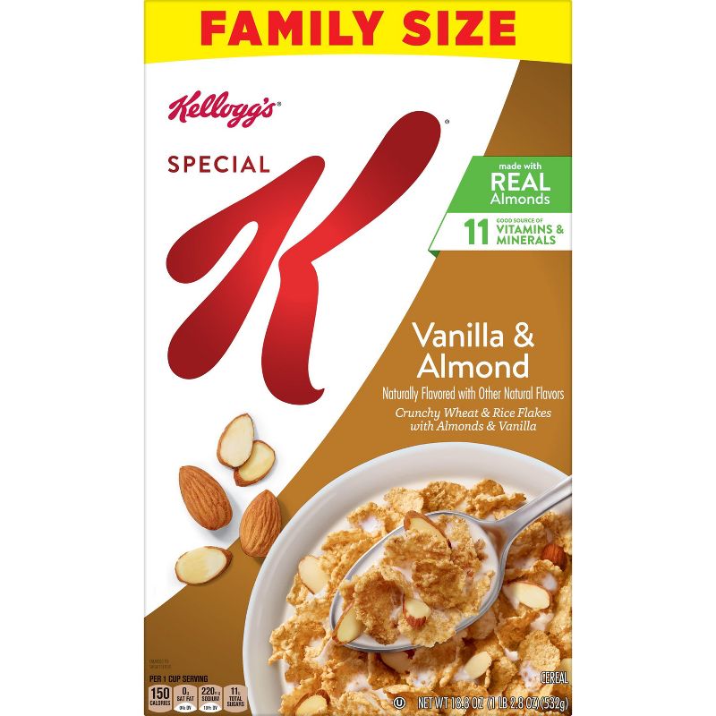 Special K Vanilla Almond Breakfast Cereal - 18.8oz - Kellogg's, 6 of 11