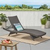Okak 1/2 PCS Sleek HDPE Reclining Patio Chaise Lounge,Ergonomics Outdoor Long Chiase Poolside Chair for Deck,Backyard&Pool - 3 of 4