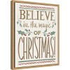 Amanti Art Believe in the Magic of Christmas by Anne Tavoletti Canvas Wall Art Print Framed 16 x 20-in. - 2 of 4