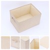 Unique Bargains Fabric Foldable Closet Storage Bins with Handles - 2 of 4