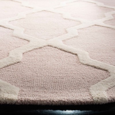 Ivory Elegance 6' Round Hand-Tufted Wool Area Rug