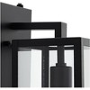 John Timberland Titan Modern Outdoor Wall Light Fixture Mystic Black Dusk to Dawn 14" Clear Glass for Post Exterior Barn Deck House Porch Yard Patio - 3 of 4
