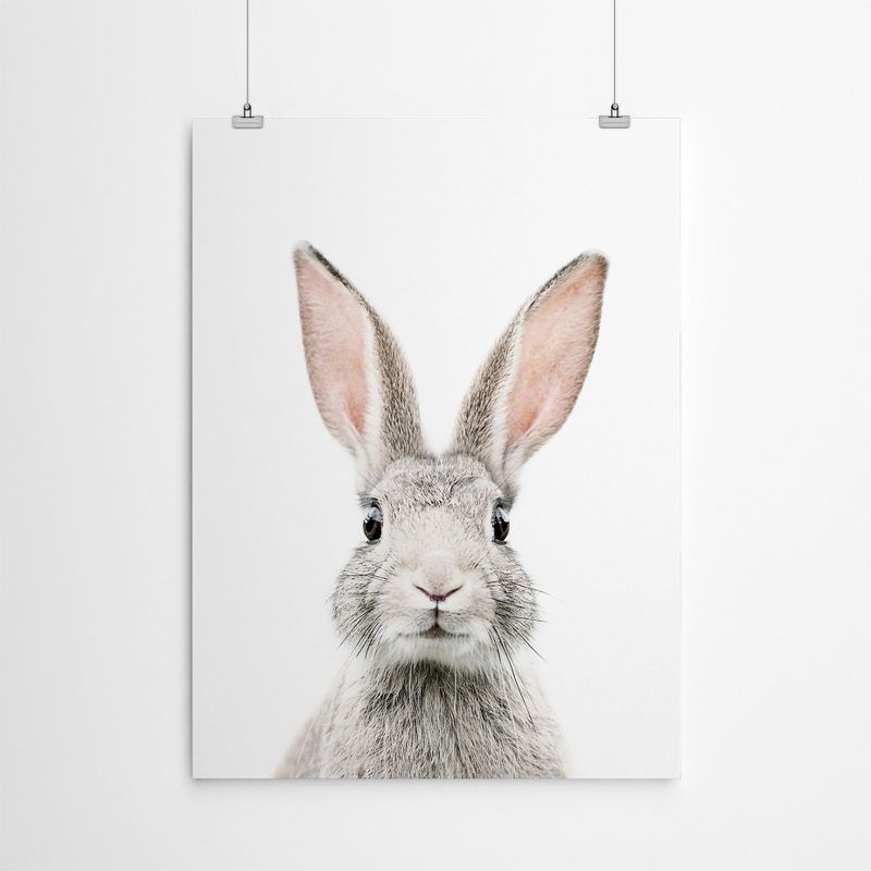 Americanflat Animal Bunny Face By Sisi And Seb Poster Art Print, 4 of 9