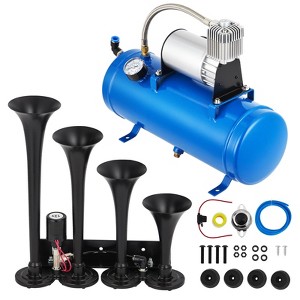 Train Horn Kit, 150DB Truck Air Horn with Compressor for Universal 12V Vehicles - 1 of 4