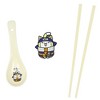 Naruto Anime Nyaruto Kawaii Ramen Noodle Bundle Bowl Spoon Chopsticks & Chopstick Holder Set Multicolored - 3 of 4