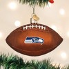 Old World Christmas Blown Glass Ornament for Christmas Tree, Seattle Seahawks Football - 2 of 4