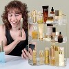 Corner Bathroom Counter Organizer Bathroom Countertop Shelf Makeup Organizer for Vanity Perfume Tray for Corner Storage (3 Tiers, White) - 4 of 4
