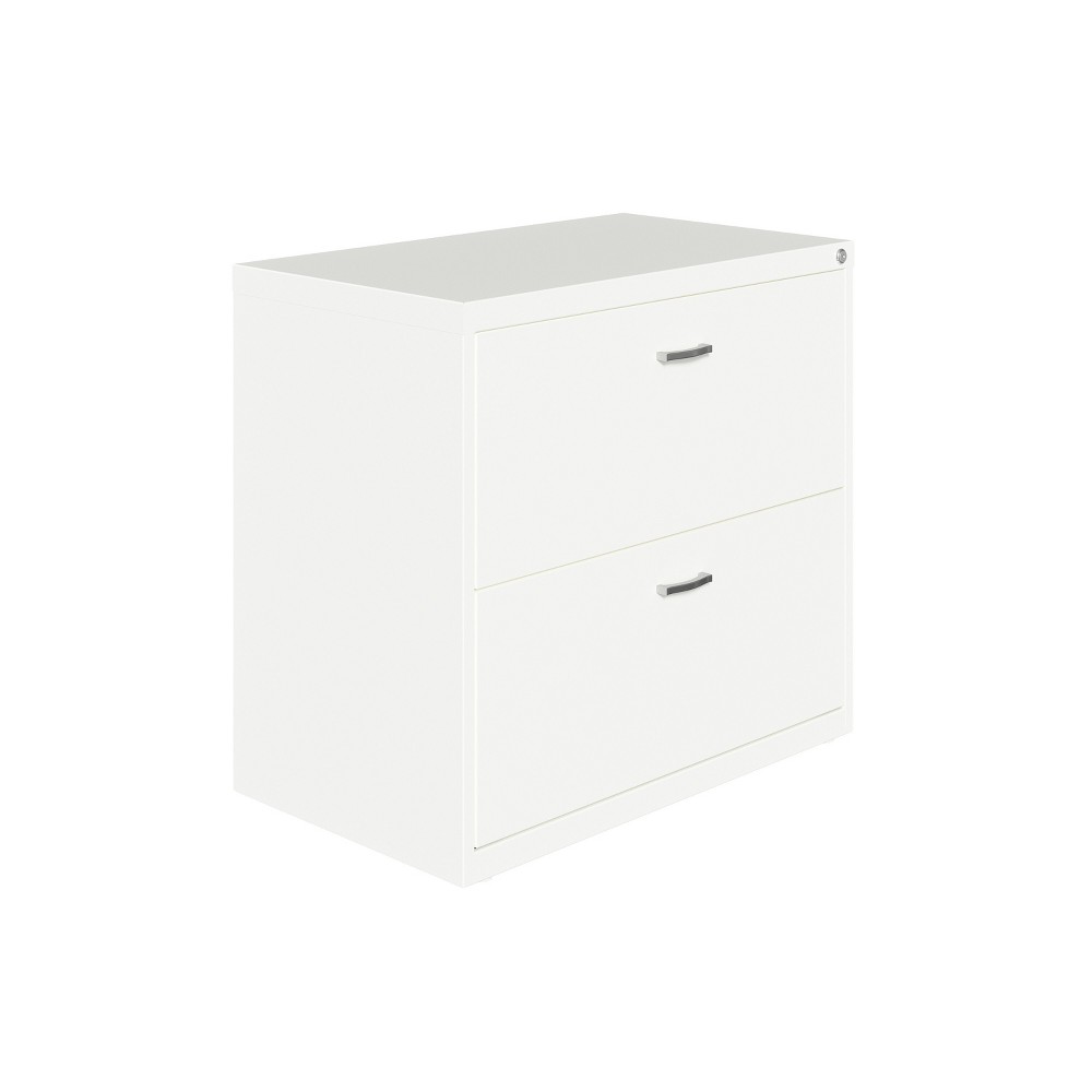 Photos - File Folder / Lever Arch File Arc Pull File Cabinet White - Space Solutions