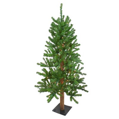 Northlight 4' Pre-Lit Medium Alpine Artificial Christmas Tree - Clear Lights
