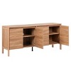 Glapelle 4 Door 2 Shelf Sideboard/Media Stand - MED9643 - Oak - Safavieh - 3 of 4