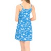 LA LEELA Women's Vacay Holiday Summer Beachwear Sleeveless Casual Honeymoon Lounge Beach Dress Slip Chemise - 2 of 4