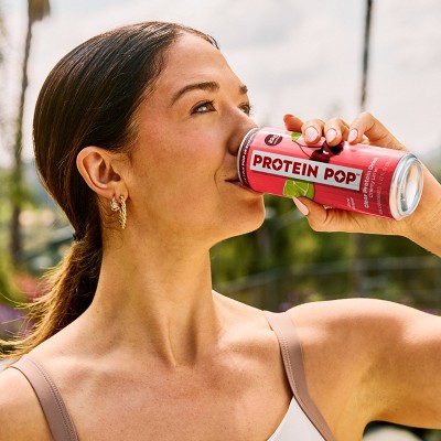 Protein Pop Cherry Lime Flavoured Water - 12 fl oz