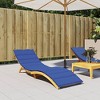 vidaXL Sun Lounger Cushion Royal Blue Oxford Fabric (100% Polyester) - 2 of 4