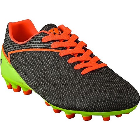Мужские кроссовки Vizari Rio Firm Ground Soccer Shoes - Black/Neon Lime, цвет: Чёрный