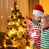 Costway 2/3Ft Season Decoration PVC Artificial Small Christmas Tree - 3 of 4