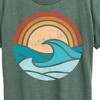 Women's - Instant Message - Wave Scene Short Sleeve Graphic T-Shirt - 2 of 4