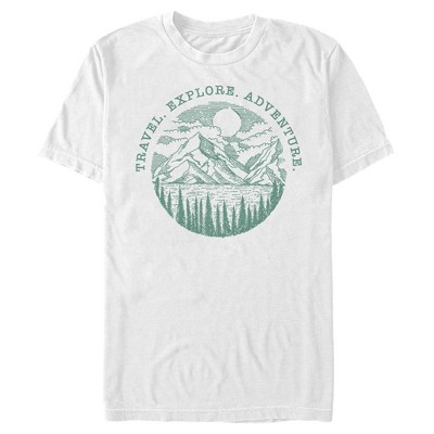 Men's Lost Gods Travel Explore Adventure Nature T-shirt : Target